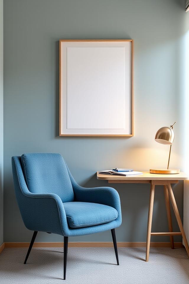 Solicitor's consultation space on White Hart Street with a chair, desk and case papers ready for a client